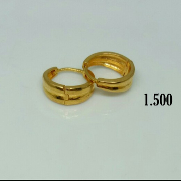 18K Gold Classic Handmade Earrings by 