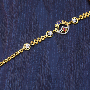916 Gold Cz Ladies Bracelet LB236