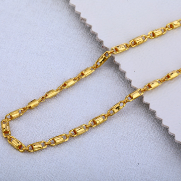 Manufacturer of 22ct gold men's designer choco chain mch48 | Jewelxy ...