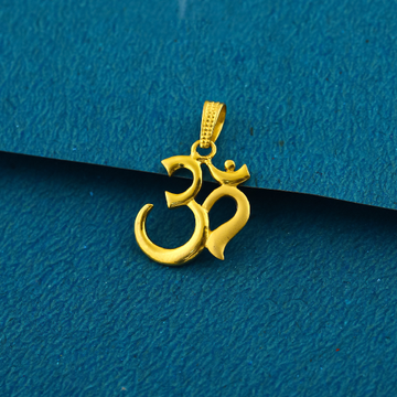 22k gold exclusive gold om pendent by 