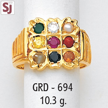 Navagraha Gents Ring Diamond GRD-694
