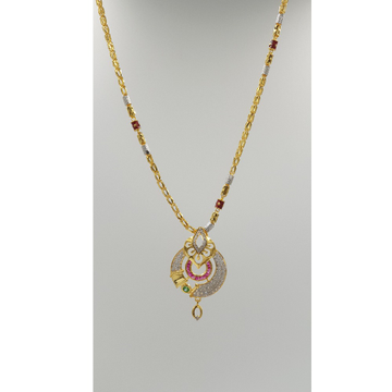 Manufacturer of 22kt yellow gold ladies indian designer necklace