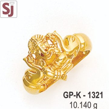 Ganpati Gents Ring Plain GP-K-1321