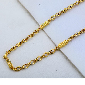 916 Gold Hallmarks Designer  Chain MCH190