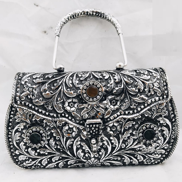 Britney Silver Bag - Shop Women's Studded Bags Online – EDGABILITY