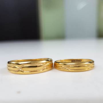 22KT Yellow Gold Neoniro Couple Band For Unisex