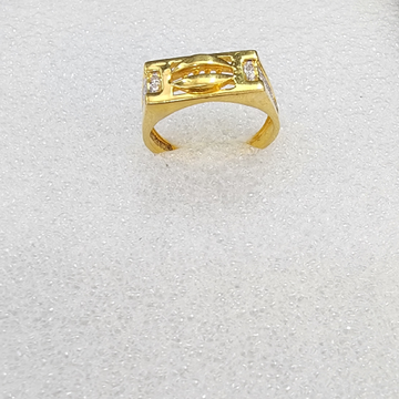 916 Gold Fancy Unique Gents Ring by 