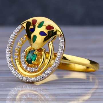 22 carat gold classical ladies diamonds rings RH-L...