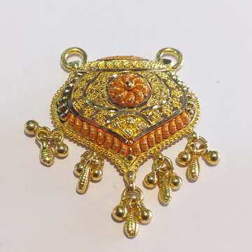 22.k fancy mangalsutra pendant by 