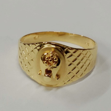 Gold gorgeous gents ring by 