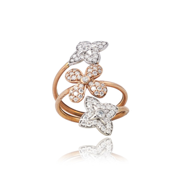 18KT Rose Gold Cocktail Ring by 