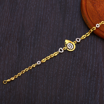 22KT Gold Designer Women's Bracelet LB315