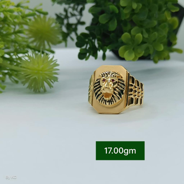 916 Gold Designer Gents Ring by 