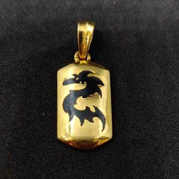 916 Gold fancy pendant For Men NO-44506