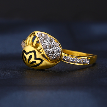 22CT Gold Women's Exclusive Hallmark Ring LR818