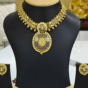 Antique Gold Necklace by V.S. Zaveri