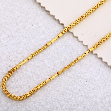 22KT Gold Mens Gorgeous Choco Chain MCH356