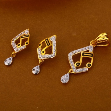 22 carat gold ladies pendants set RH-PS991