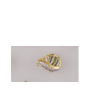 22K/916 Gold fancy CZ Ring by 