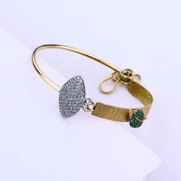 Ladies Italian Fancy Gold Kada-LIB19