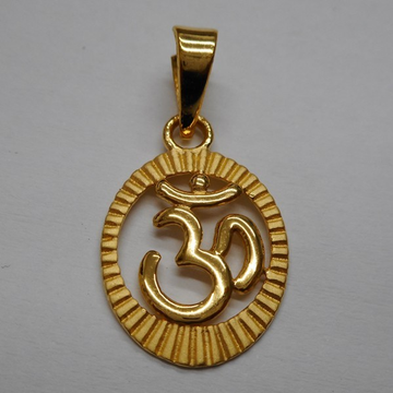 22 kt gold casting pendant by Aaj Gold Palace