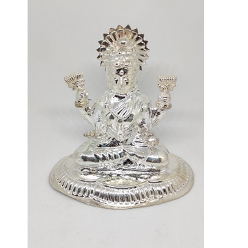 Silver goddess Lakshmiji Murti by Rajasthan Jewellers Private Limited