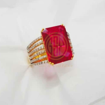 Ruby gem stone ring by Gold & Silver Palace