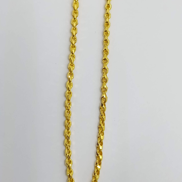 916 Gold Hallmark Choco Gents Chain by Suvidhi Ornaments