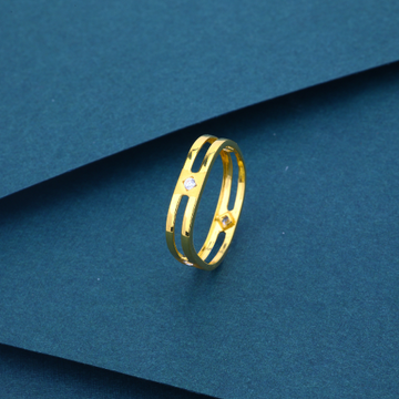 22K Gold Fancy Square Ledies Ring by 