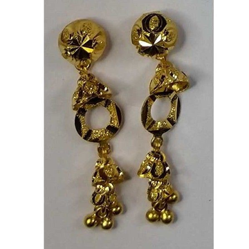 916 Gold Fancy Earrings Akm-er-067 by 