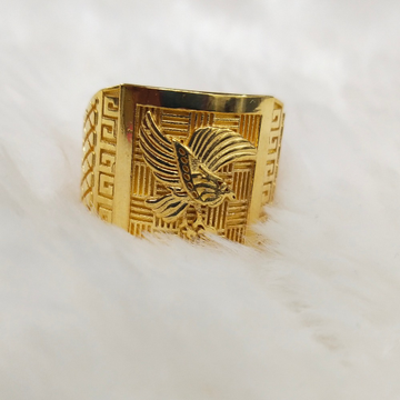 916 gold Men's Ring SO-R003 by Simandhar Ornament