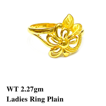 22k Gold Ladies Ring Plain by 
