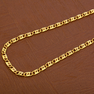 Mens Nawabi Gold Plain Chain-MNC36
