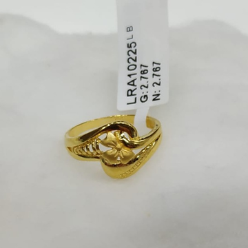 22KT Gold Everstylish Design Hallmark Ring  by Zaverat Jewels Hub Pvt. Ltd.