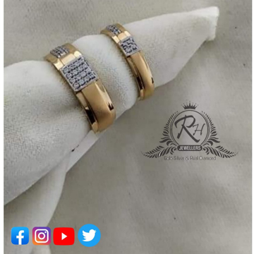 22 carat gold daimond couple rings RH-CR413