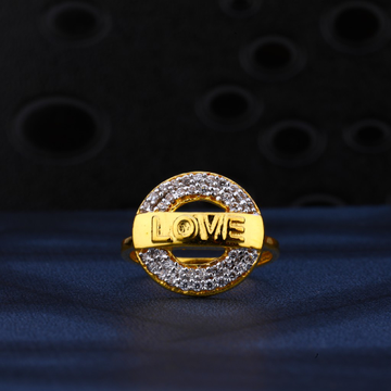 22ct Gold Love Written Ring LR190
