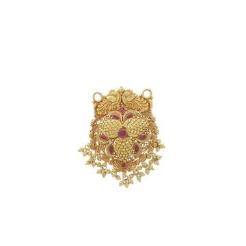 Peacock designed gold 22kt traditional pendant