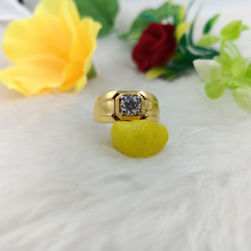 22k Yellow Gold Stylish Ring by Ranka Jewellers