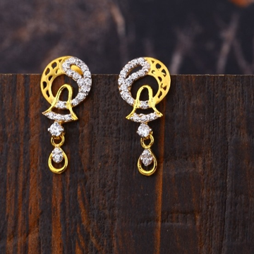 22 carat gold ladies earrings RH-LE901