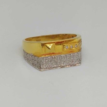 22 kt gold gents branded ring by 