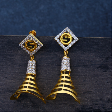 Ladies 916 Gold Earring Fancy -LJE83