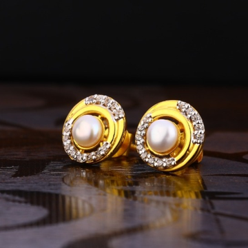 22 carat gold fancy ladies earrings RH-LE365