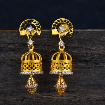 916 Gold Ladies Exclusive Jhummar Earring LJE343