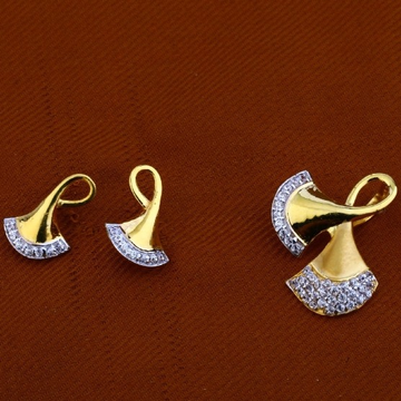 22 carat gold antique ladies pendants set RH-PS307