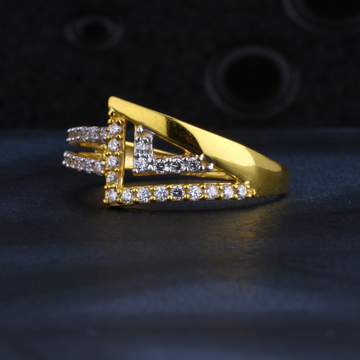22CT Gold Hallmark Stylish Ladies Ring LR1301
