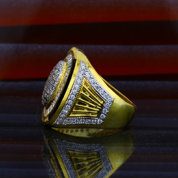 Mens Exclusive 22K Fancy Gold Ring-MHR32