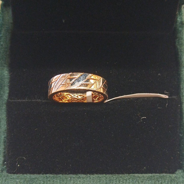18Kt Gold Designer Ring For Men by 