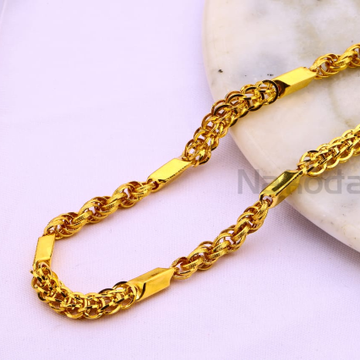 916 gold classic mens choco chain mch740