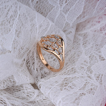 Gold With Cz Diamond ring by 