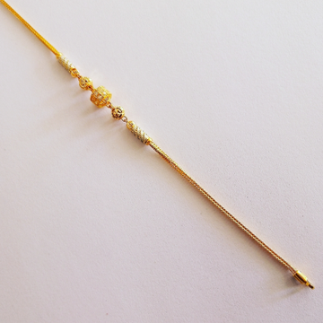 Gold simple delicate bracelet by 
